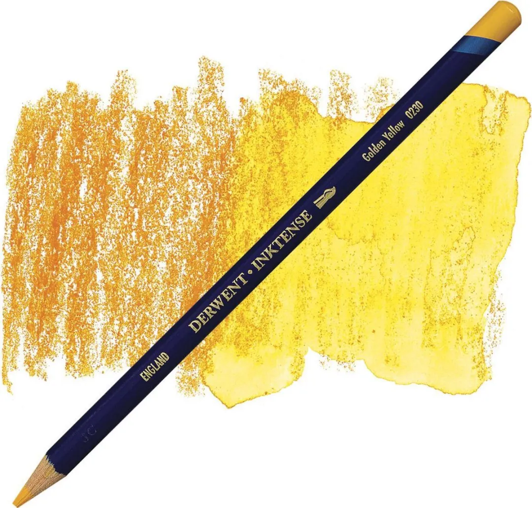 Derwent Inktense Potlood Goudgeel 0230