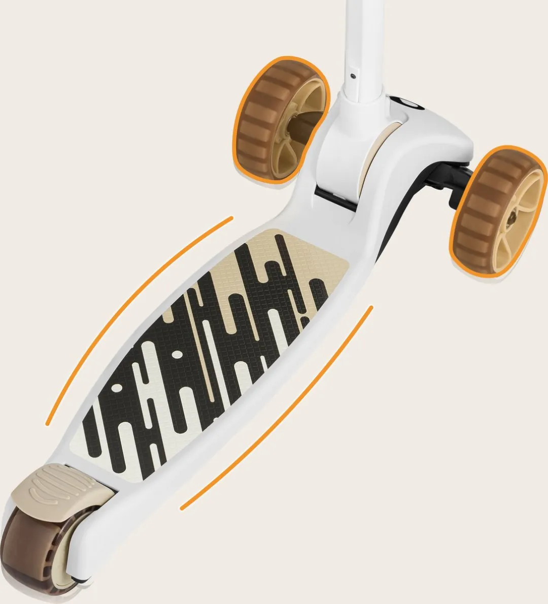 Lionelo Franky Kinderstep 2in1 - 3 Wielen tot 50kg - Beige