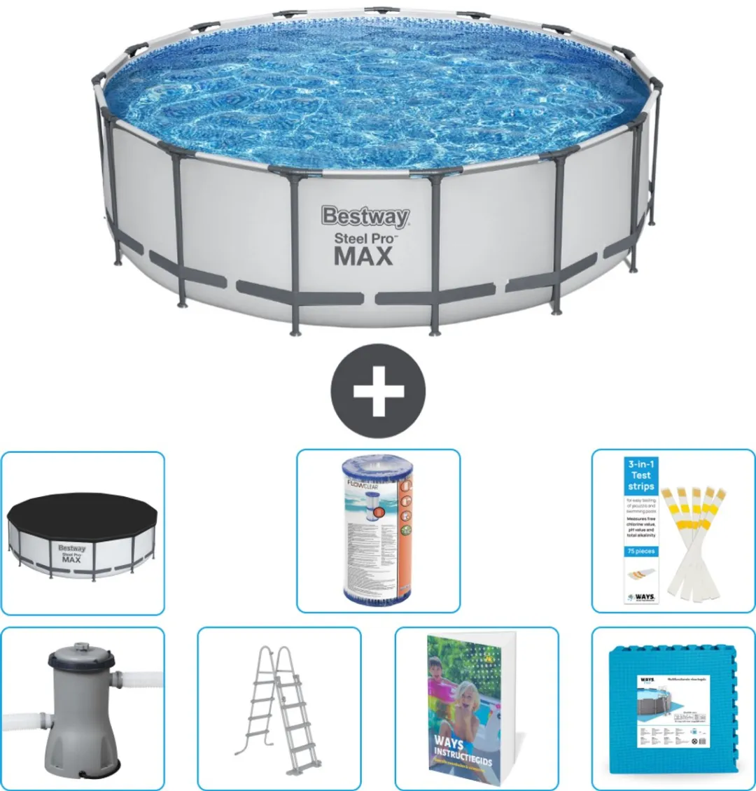 Bestway Steel Pro MAX Zwembad 457x122cm