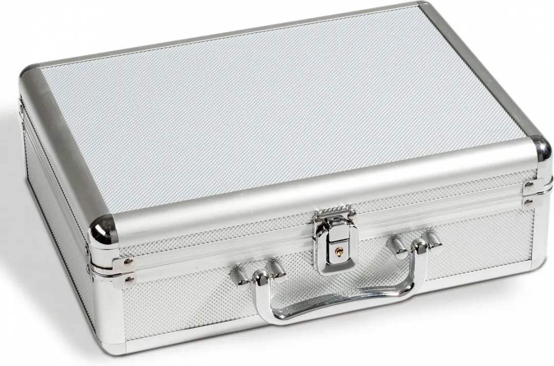 Leuchtturm Cargo S 6 Koffer - 112 Vakken - Zilverkleurig/Blauw