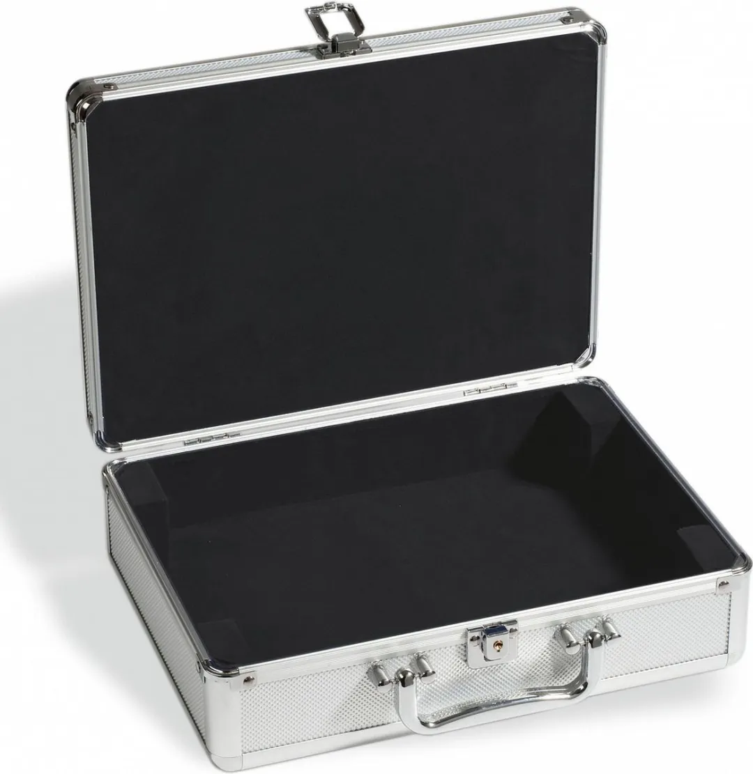 Leuchtturm Cargo S 6 Koffer - 112 Vakken - Zilverkleurig/Blauw