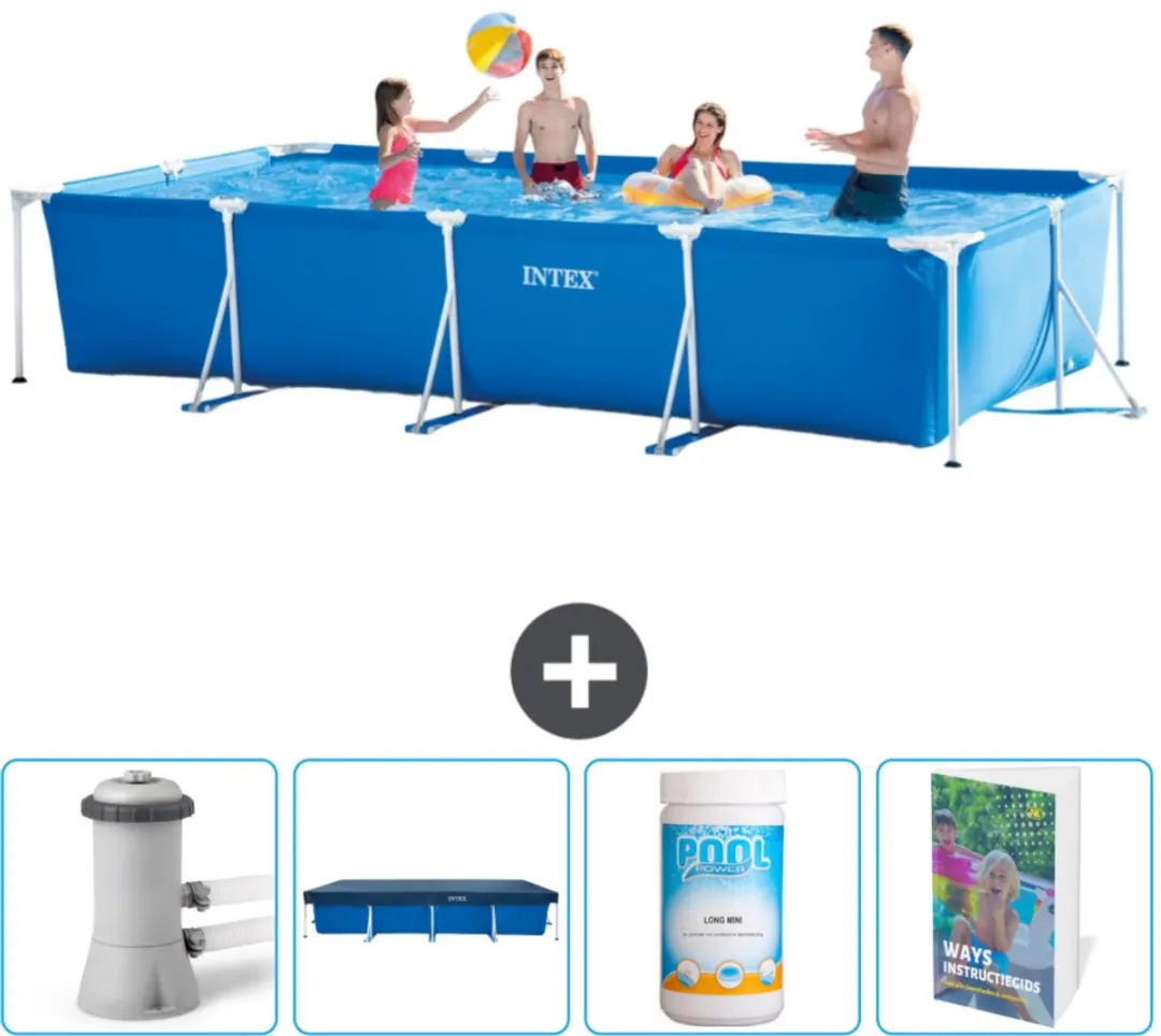 Intex Rechthoekig Frame Zwembad 450x220x84cm