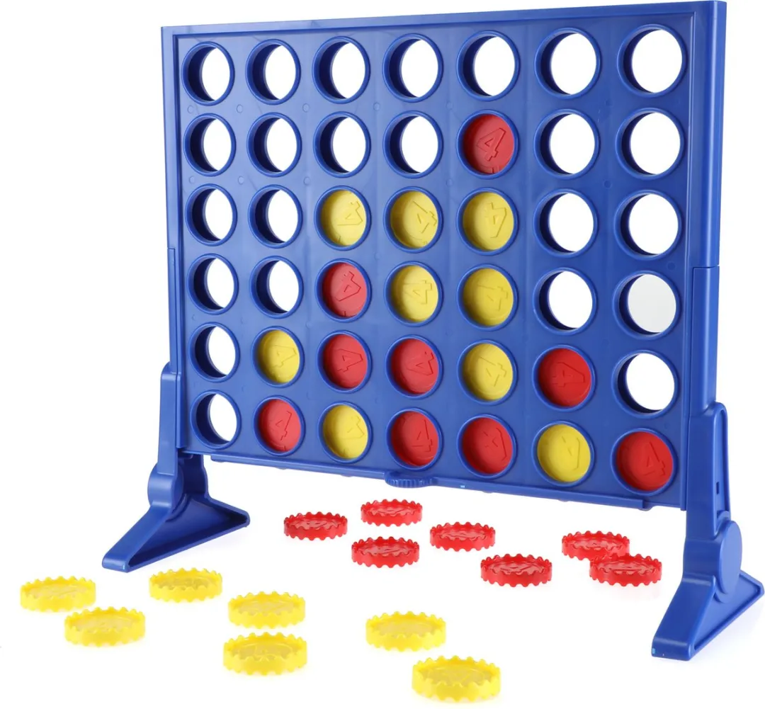 Hasbro Gaming 4 op 'n rij Franstalig Bordspel