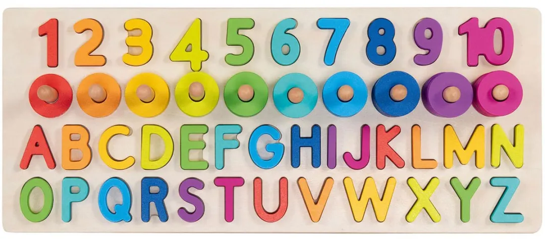 Goki Numbers And Letters Puzzle 91 Stuks