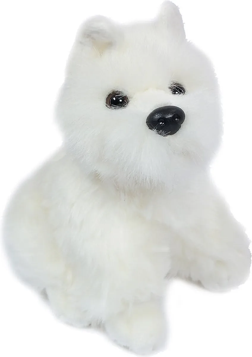 PIA Soft Toys Witte Terrier Pluche Knuffel