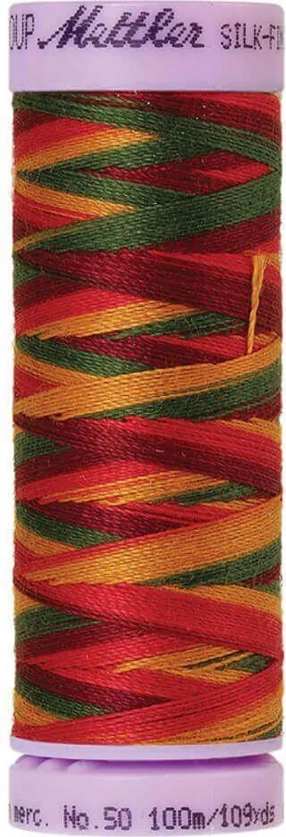 Amann Silk-Finish Cotton Multi-Color 100m
