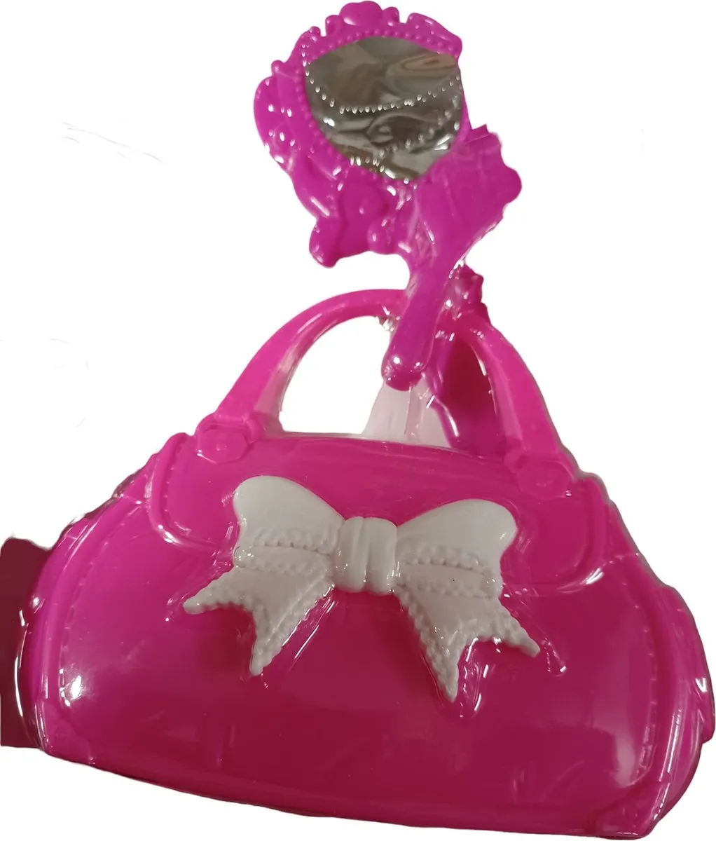 Juweel speel set - 7 delig - prinses - rose tas