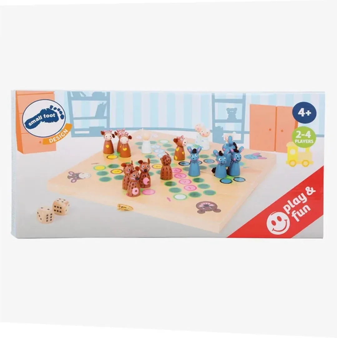 Small Foot Houten Ludospel Boerderijdieren 6257