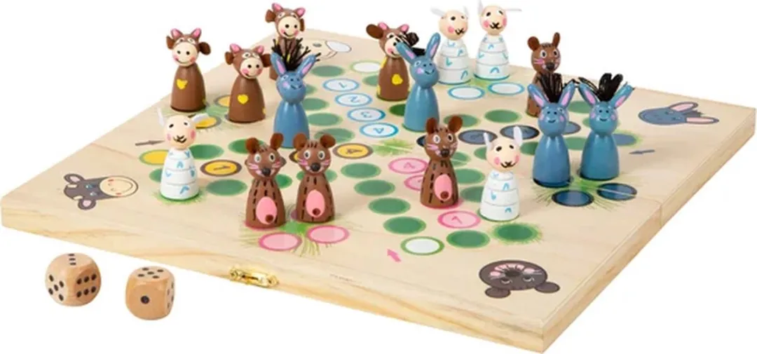 Small Foot Houten Ludospel Boerderijdieren 6257 - afbeelding 6 van 6
