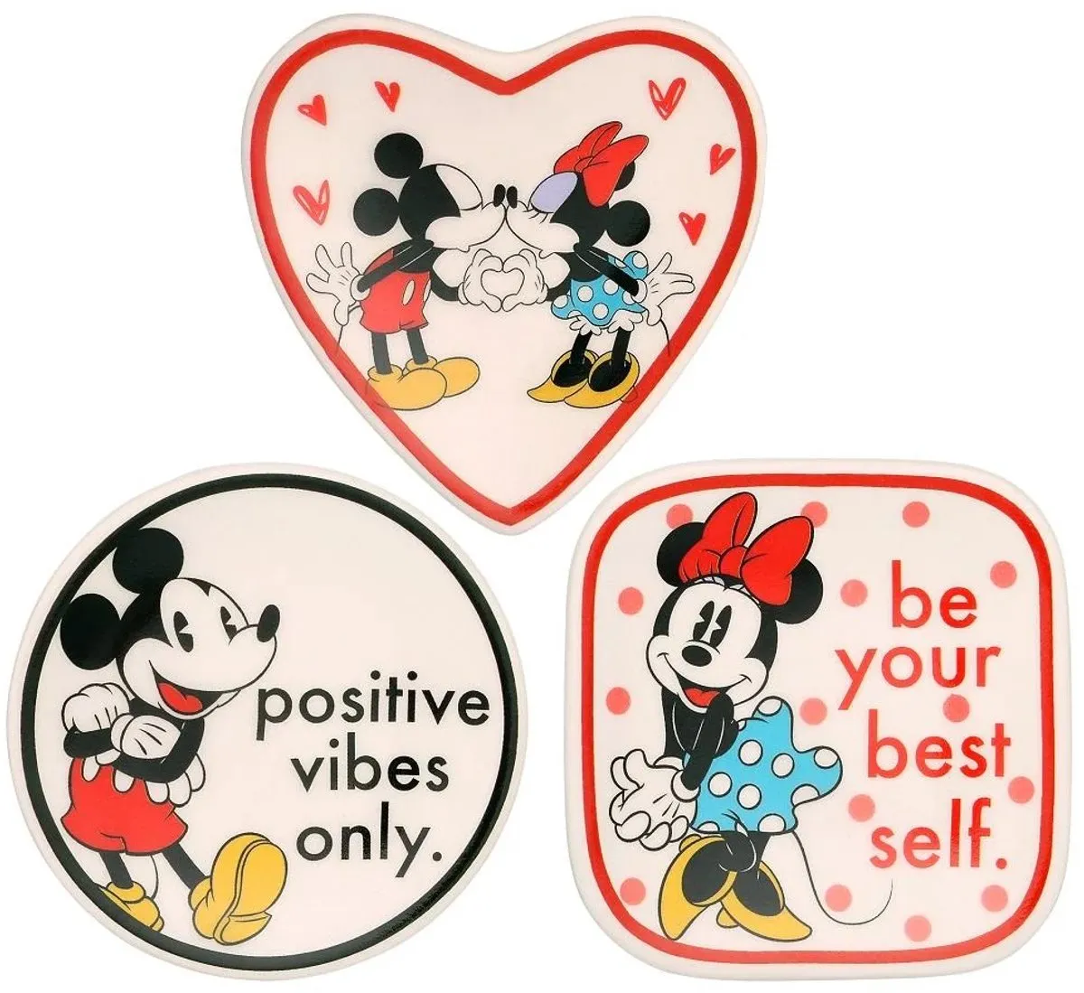 Disney Mickey & Minnie Trinket Set