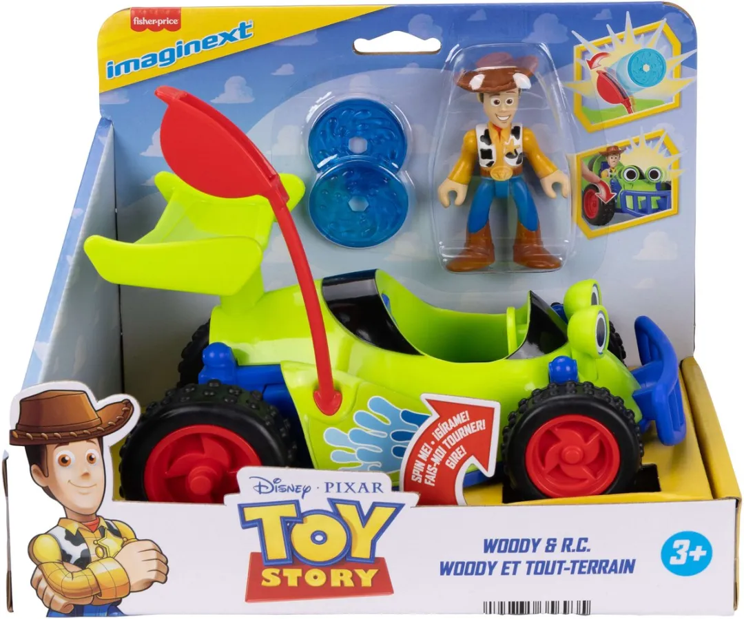 Fisher Price Toy Story Woody RC Speelgoedauto - JKW22 - Meerkleurig