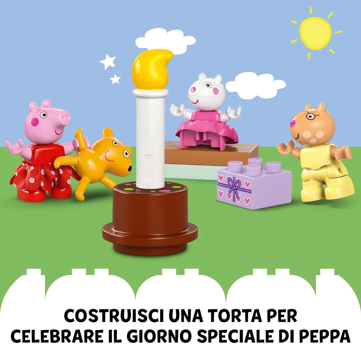 LEGO DUPLO Peppa Pig Verjaardagshuis 10433 - 59 Stukken - afbeelding 6 van 6