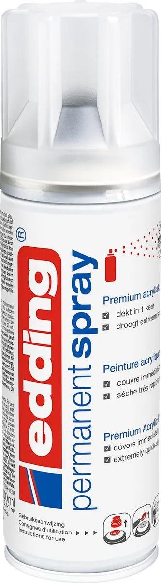 edding 5200 Spuitverf Transparant Zijdemat 200ml
