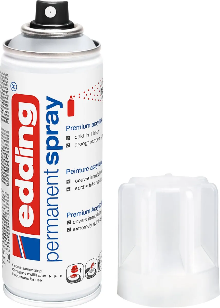 edding 5200 Spuitverf Transparant Zijdemat 200ml