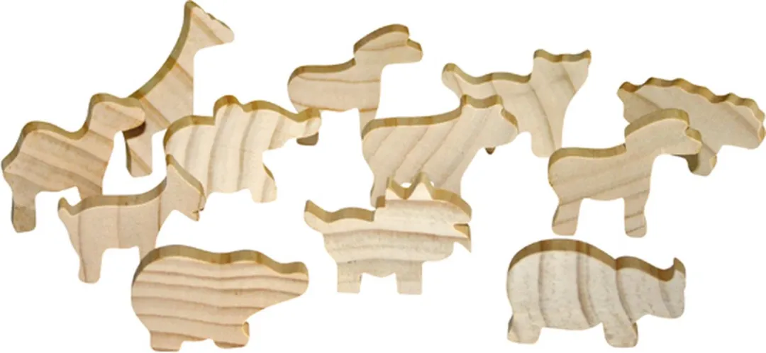 Eduplay Houtfiguren Dieren Multicolor