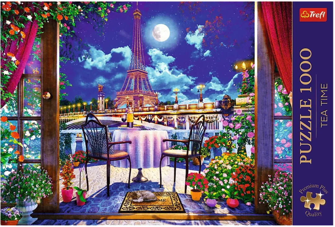 Trefl Legpuzzel Parisian Moonlight 1000 Stuks - Multicolor