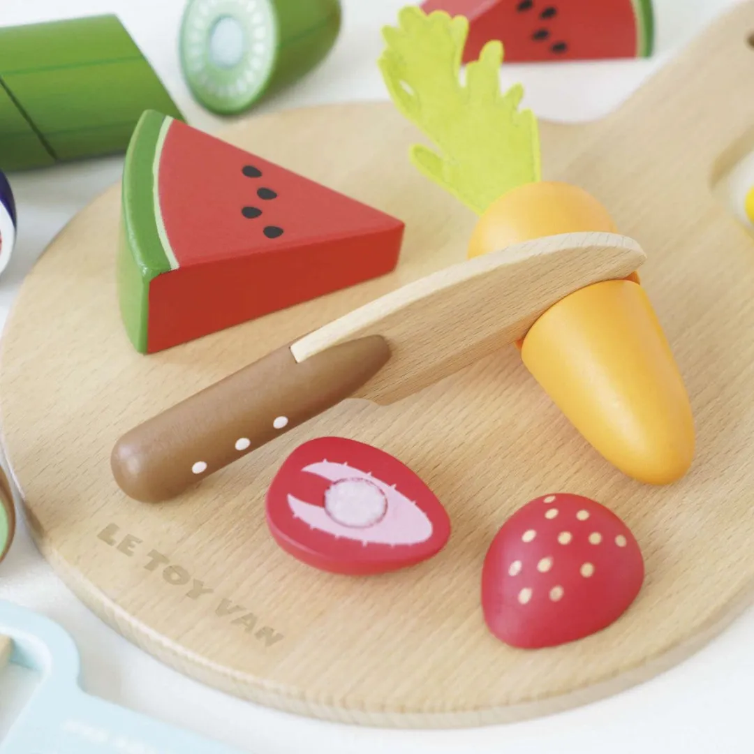 Le Toy Van Snijplank Super Food Multicolor