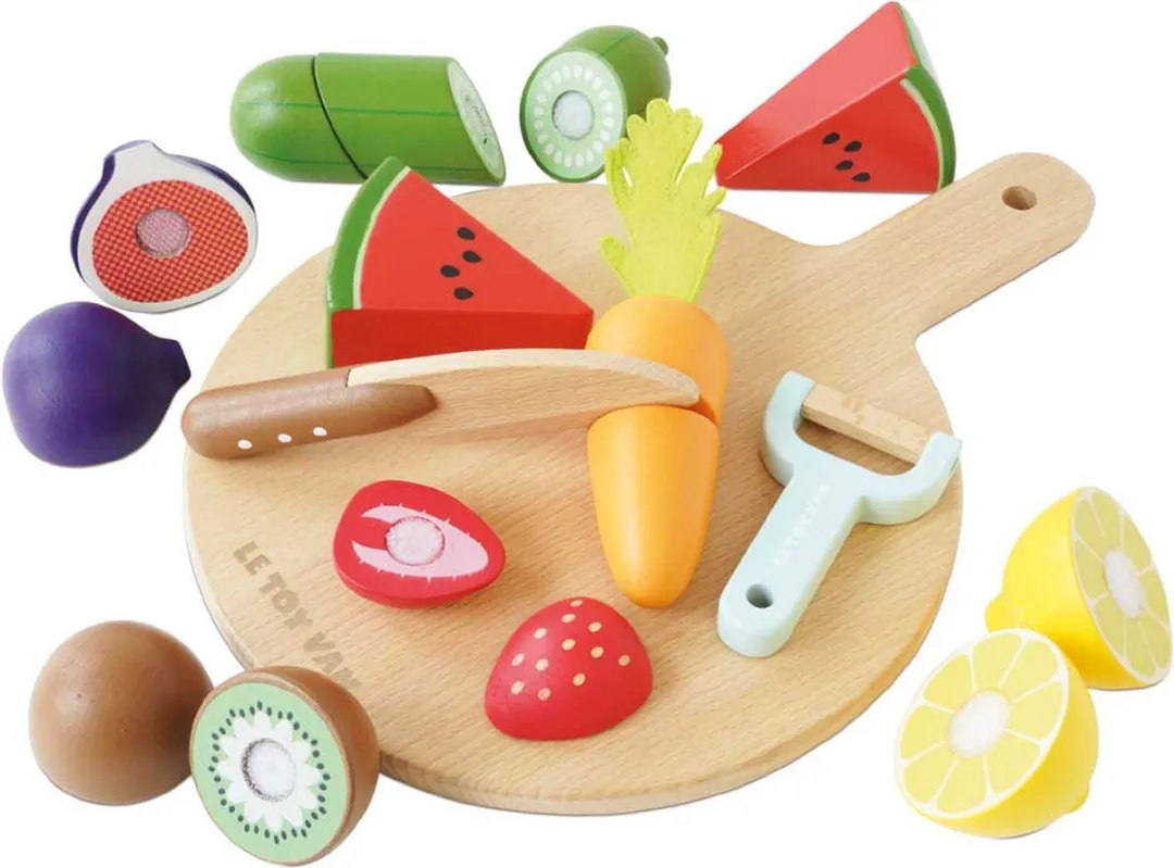 Le Toy Van Snijplank Super Food Multicolor