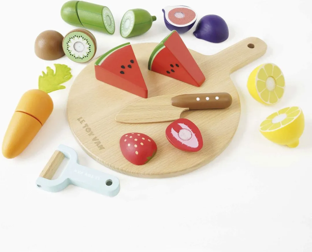 Le Toy Van Snijplank Super Food Multicolor