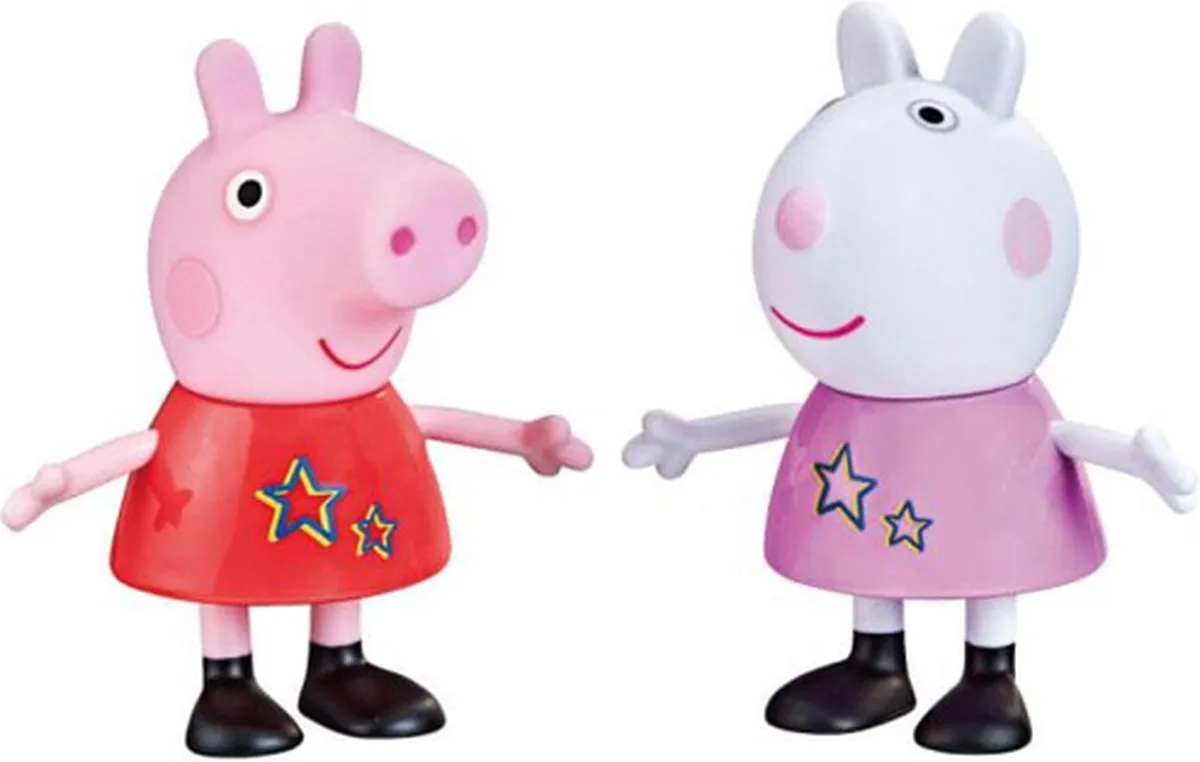 Hasbro Peppa & Suzy Speelfiguren - 2 Stuks - Multicolor