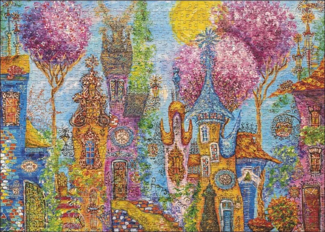 Heye Puzzel Pink Trees 1000 Stuks - Multicolor