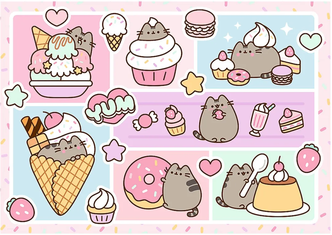 Trefl Sweet Pusheen Puzzel 1000 Stuks - Multicolor
