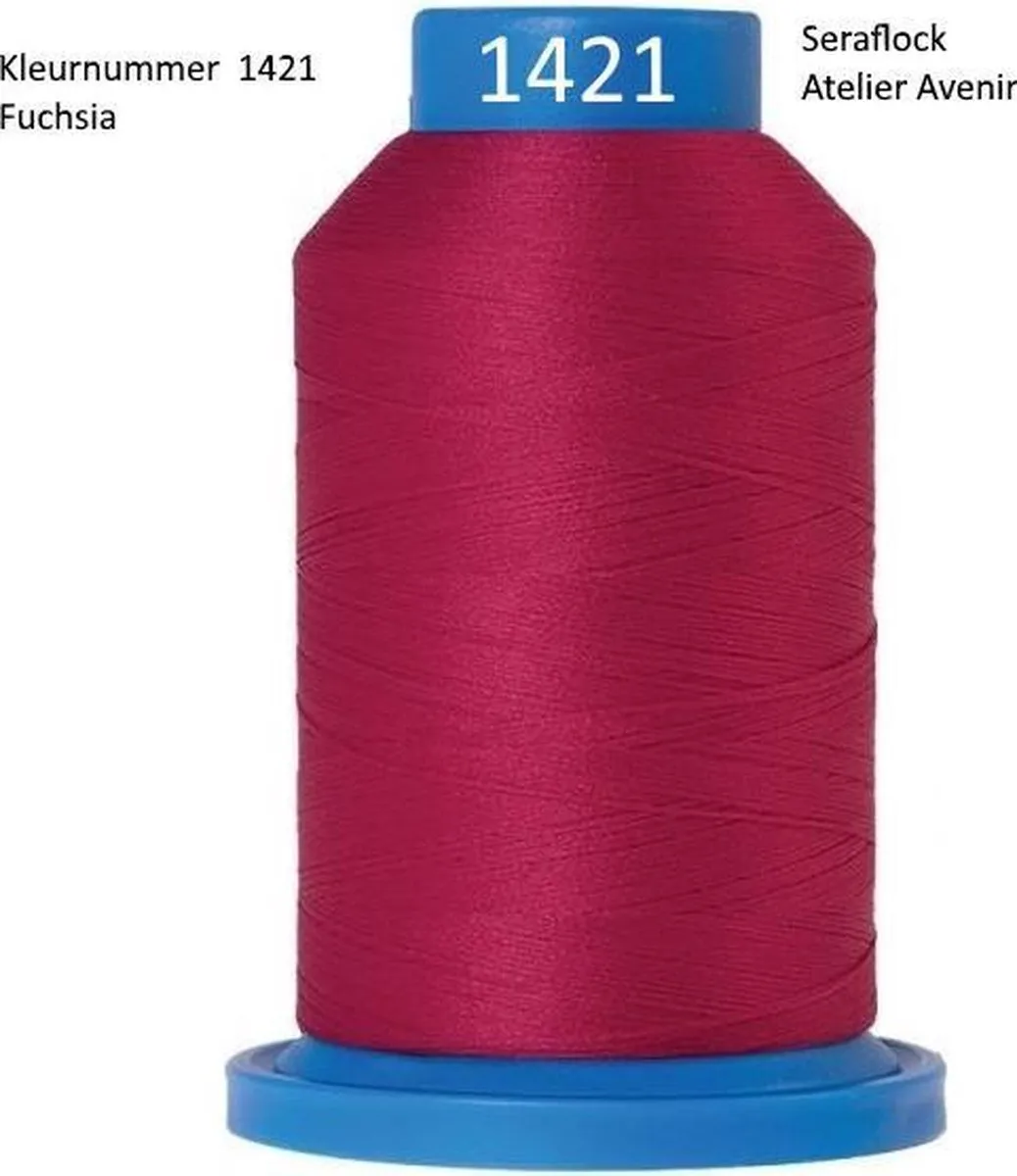 Amann Mettler Seraflock 1000mt Lockgaren - Fuchsia