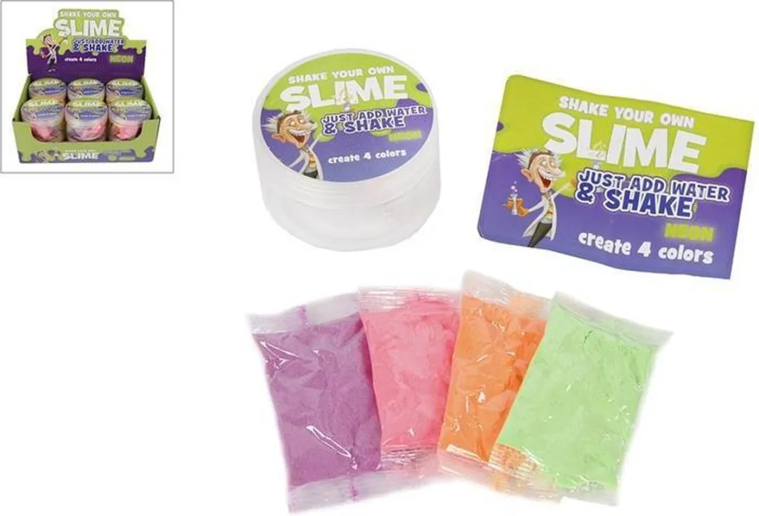 Toys Professor Slime Shake & Make - 4x Slime - Multi