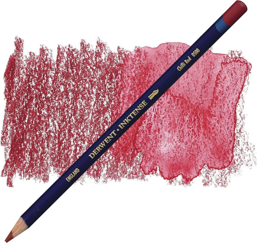 Derwent Inktense Potlood Chili Rood 0500