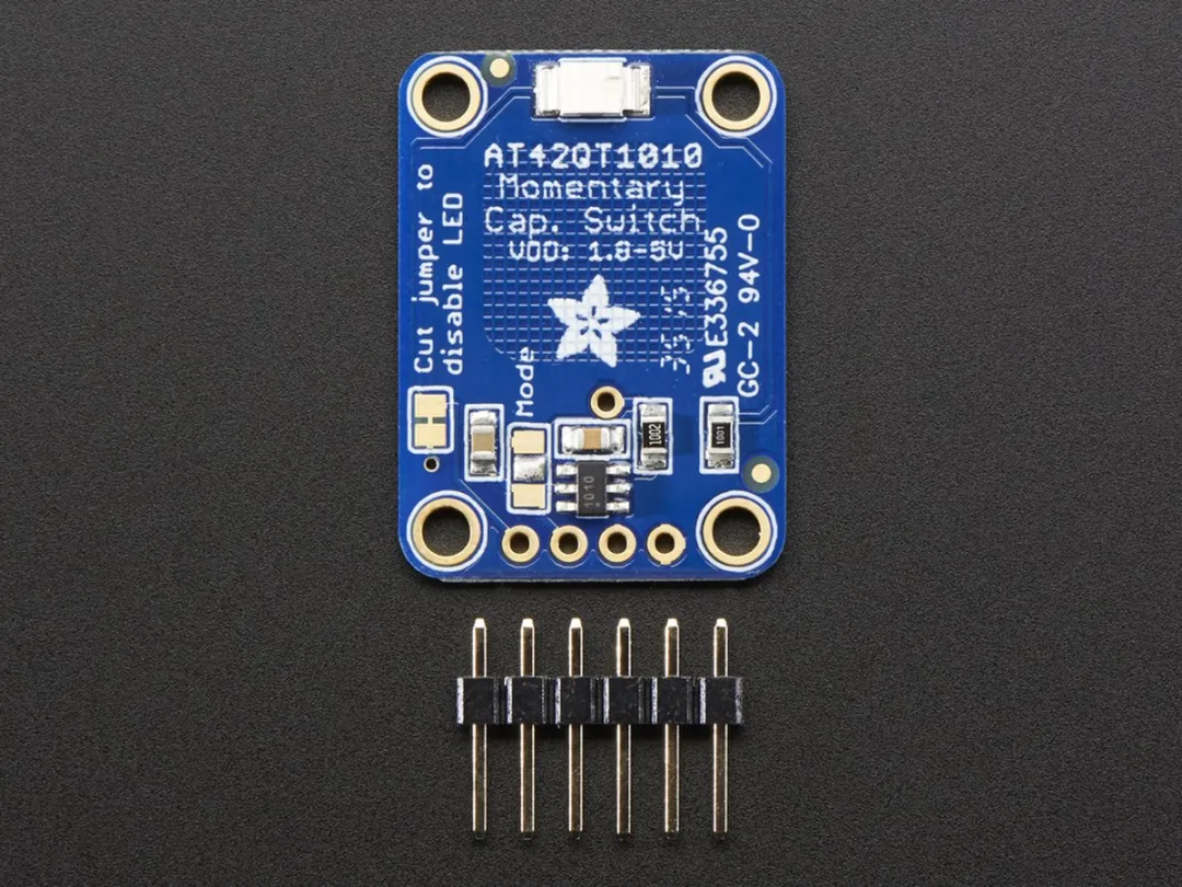 Adafruit AT42QT1010 Touch Sensor Breakout - Meerkleurig