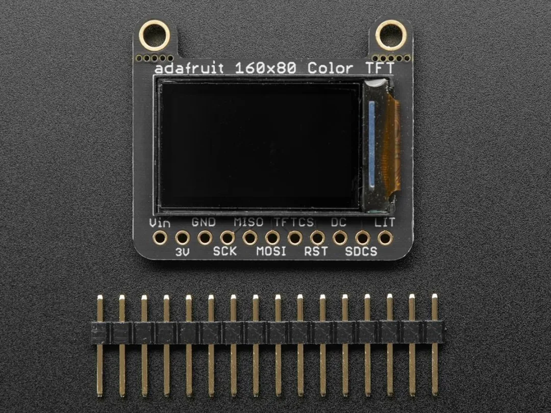 Adafruit 0.96 inch ST7735 TFT Display - 160x80 Kleur - Meerkleurig