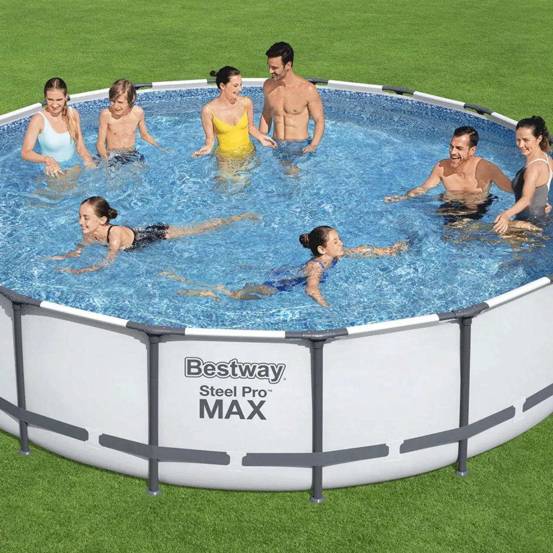 Bestway Steel Pro MAX 6942138983807 Opzetzwembad - 549x122cm - Grijs - afbeelding 6 van 6