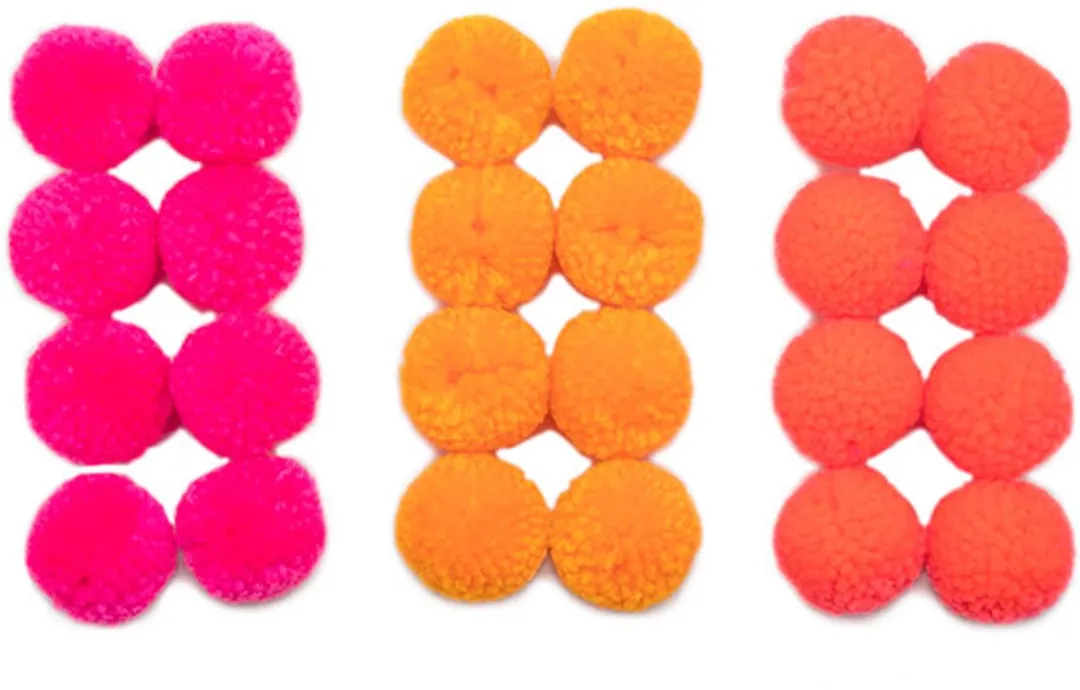 Rico Design Made by Me Pompom Set - 24 Stuks