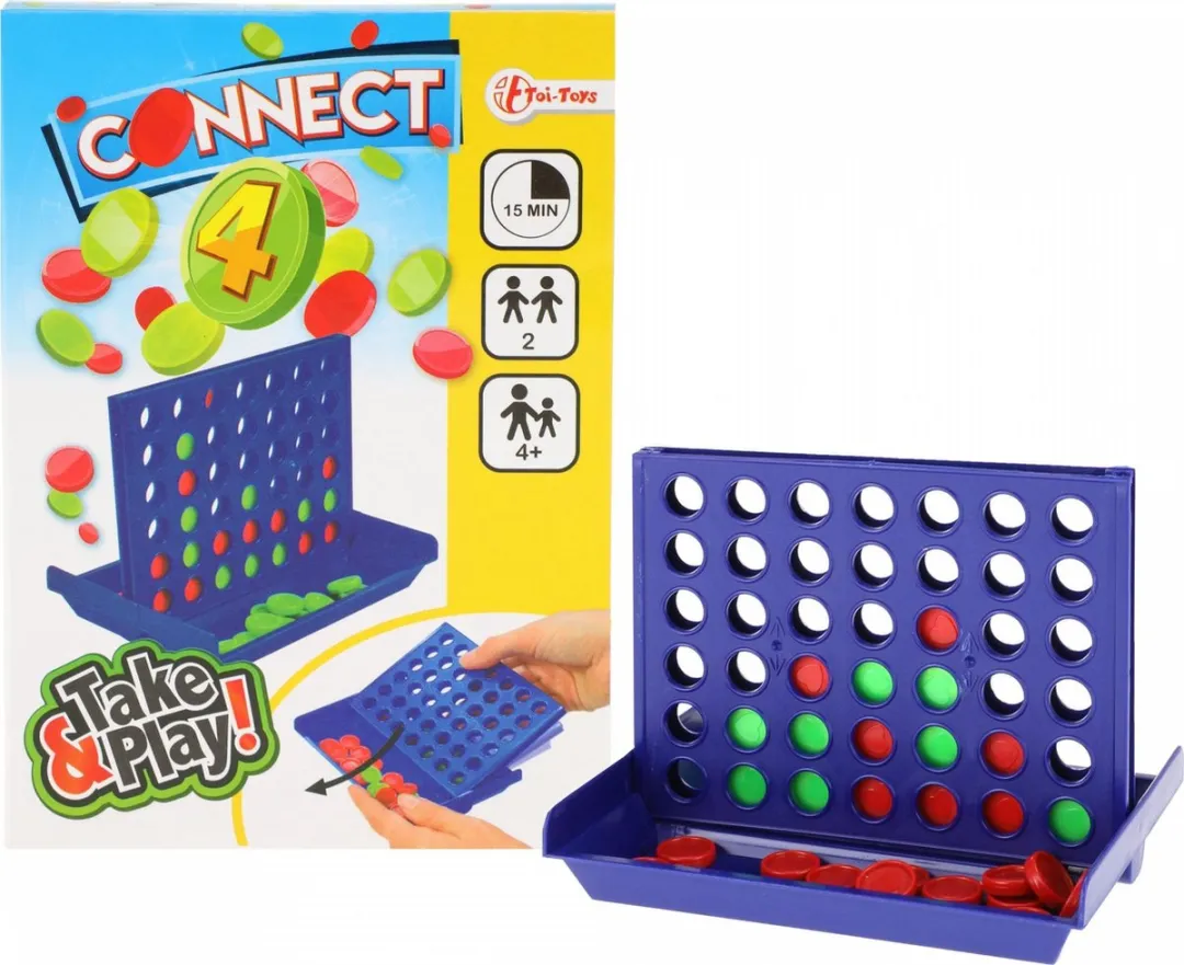 Toi-Toys Connect 4 Spel - 2 Spelers