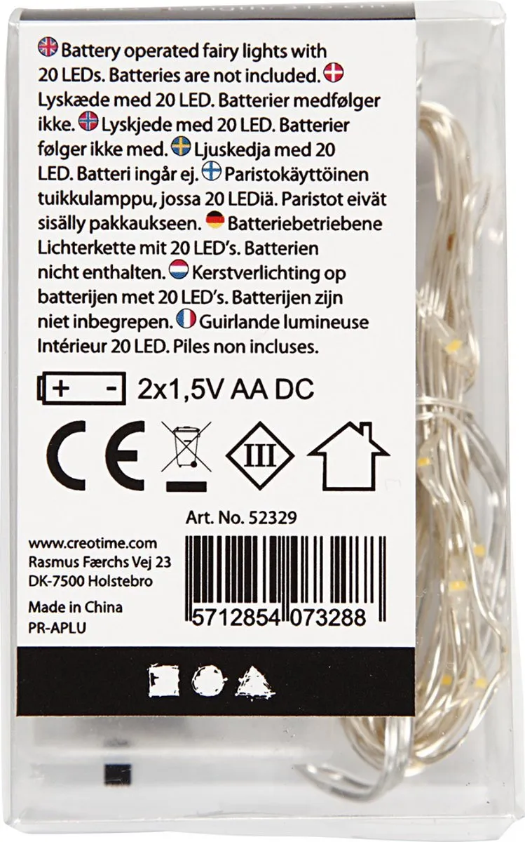 Creativ Company LED Slinger 3,15m - Zilver
