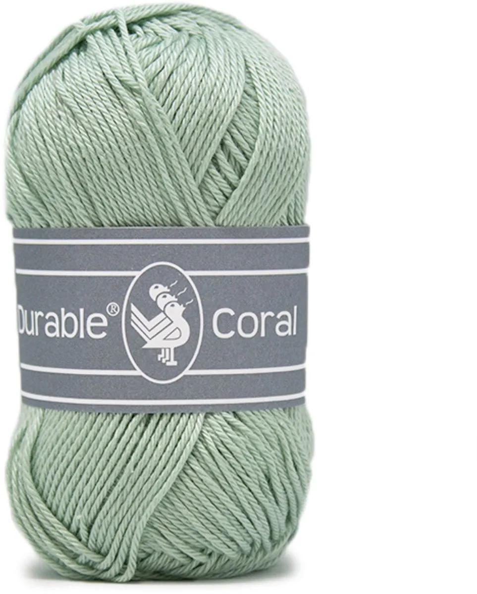 Durable Coral Gemerceriseerd Katoen Garen - Mint