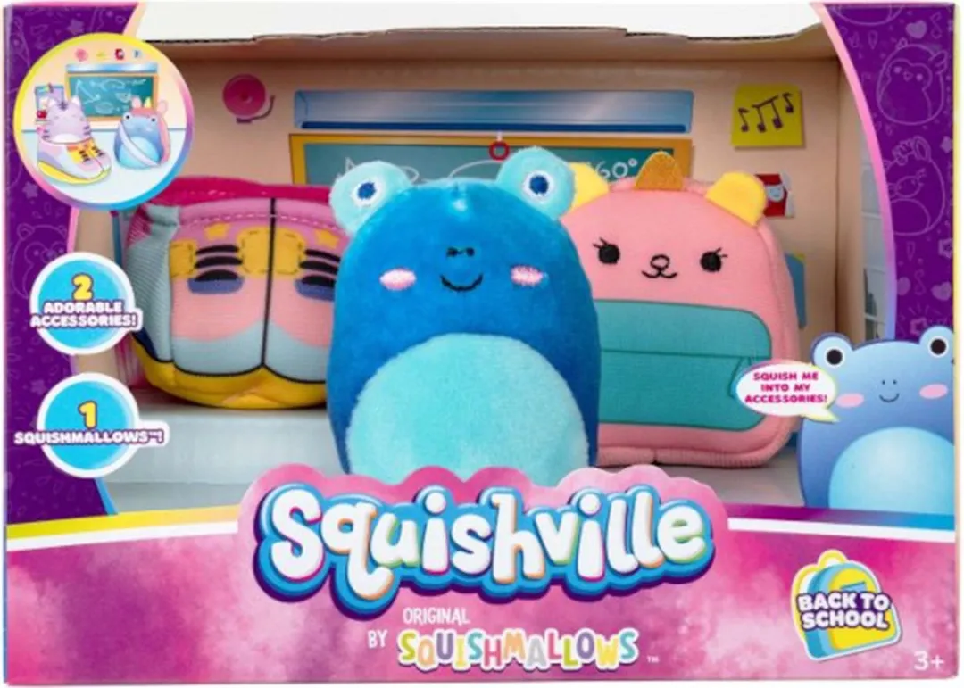 Squishmallows Squishville Back To School Set