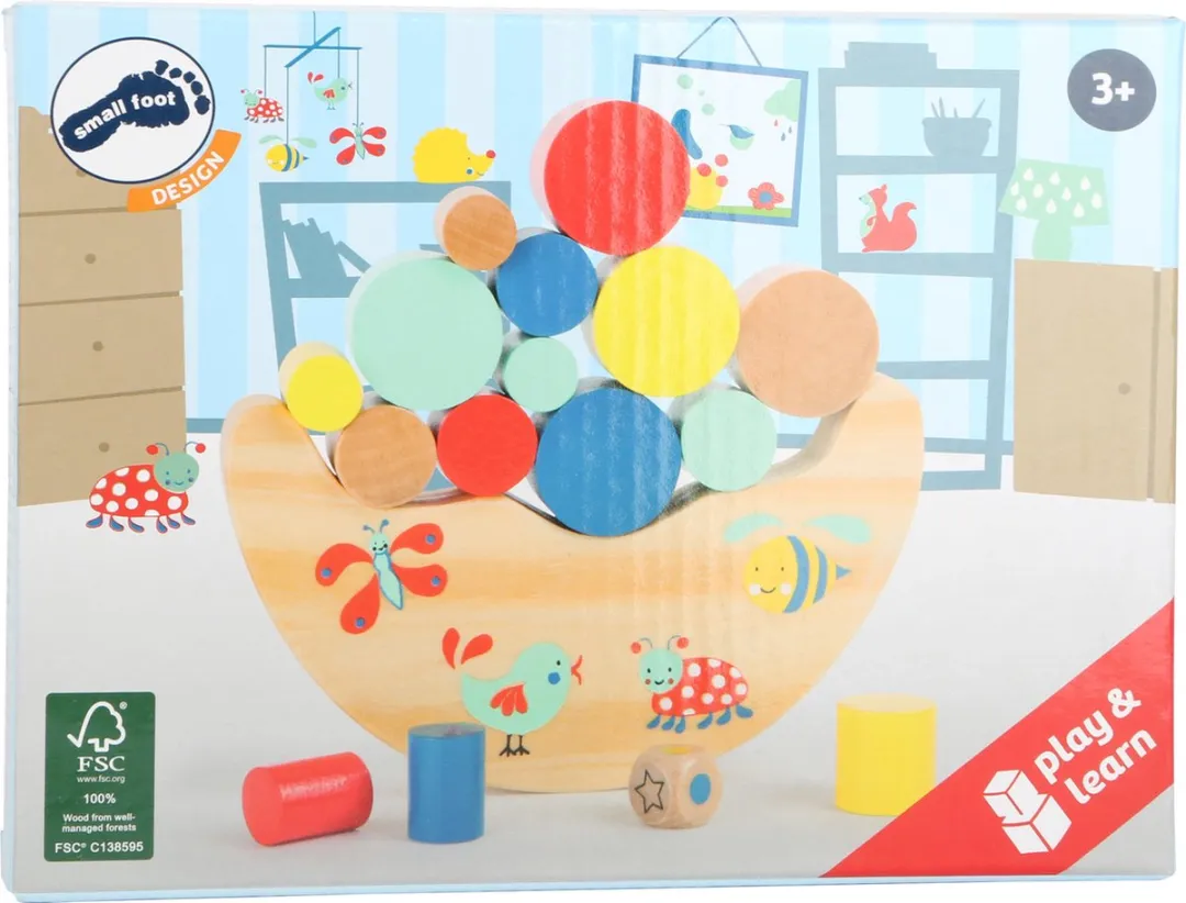 Small foot Move it Balancerend Speelgoed - Hout - Multikleur