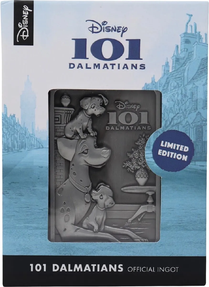 Disney 101 Dalmatiërs Ingot Limited Edition Verzamelobject - Zilver