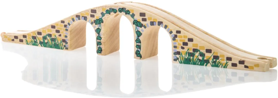 BIGJIGS Rails Brug 3 Bogen - 2 Stuks - Meerdere kleuren