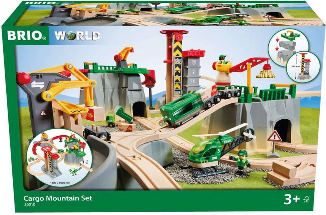 BRIO Cargo Mountain Set 36010 Treinbaan