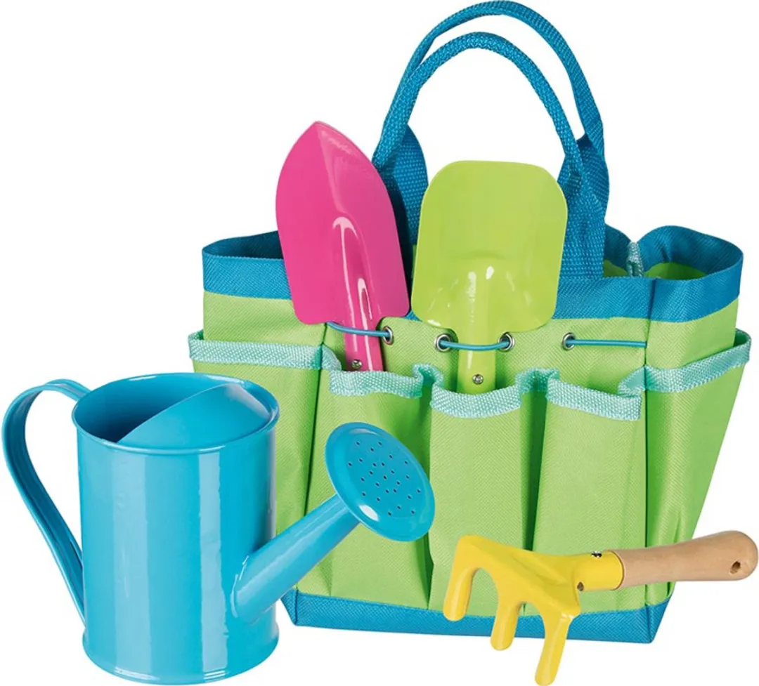 Goki Tuingereedschapset 5-delig - Harkje & Tuinschepje
