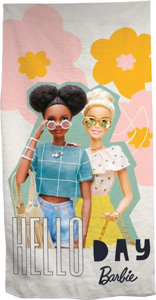 Barbie Strandlaken 70x140cm - Roze
