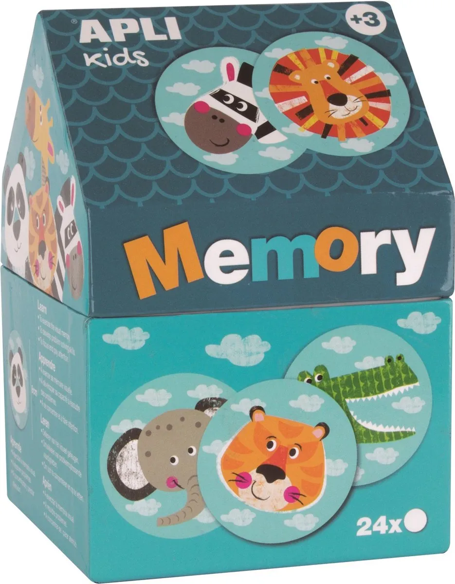 Apli Kids Safari Memory 24-delig
