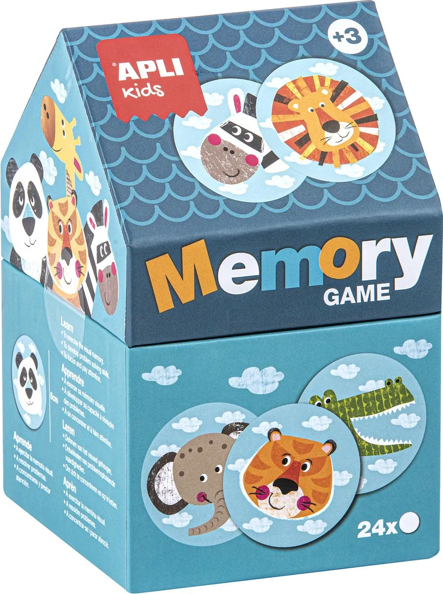 Apli Kids Safari Memory 24-delig - 16820