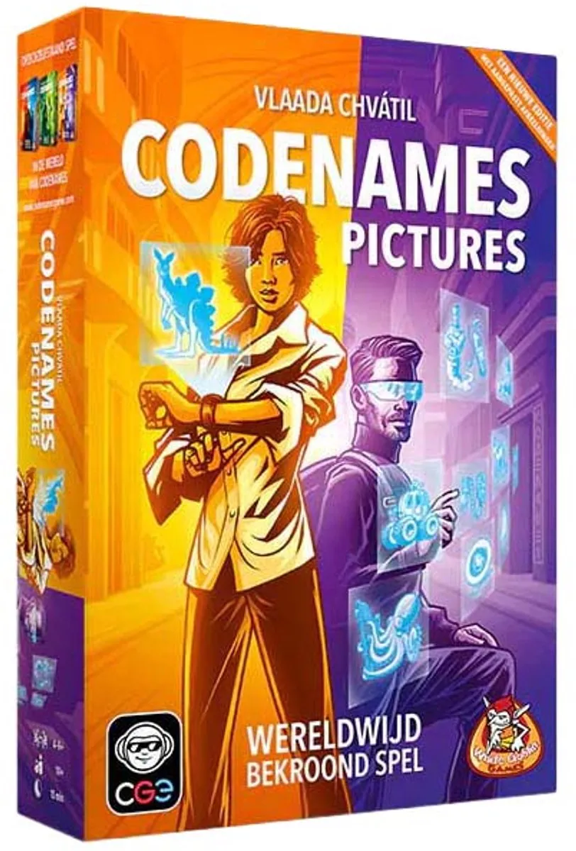 White Goblin Games Codenames Pictures - Partyspel 2-8 spelers - 15 min