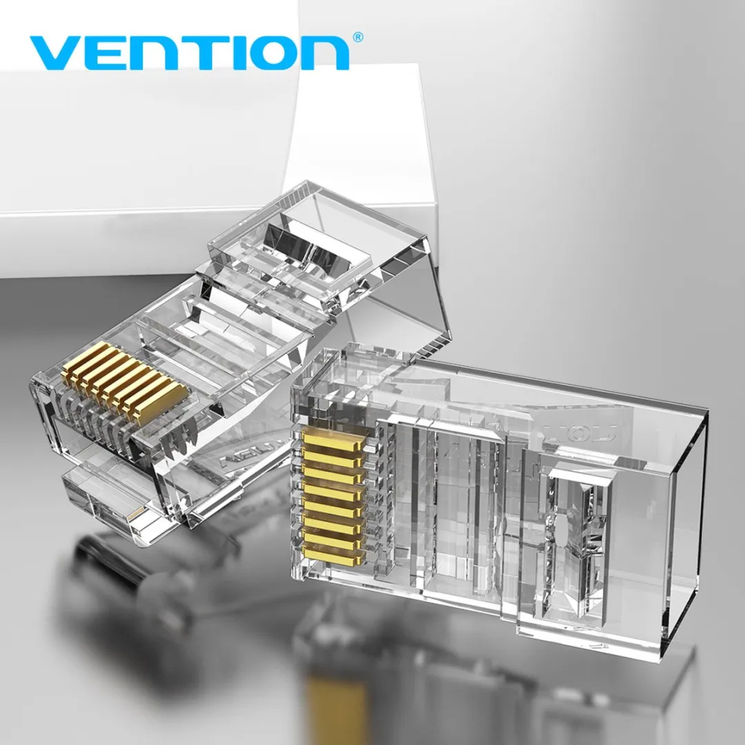 Vention RJ45 Modulaire Steker Cat.5E - 100 Stuks - Transparant