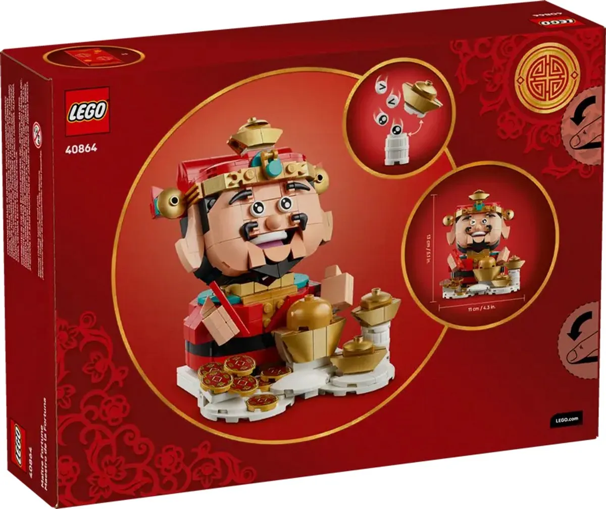 LEGO Chinees Nieuwjaar 40864 Geluksbrenger - 386 Stukken