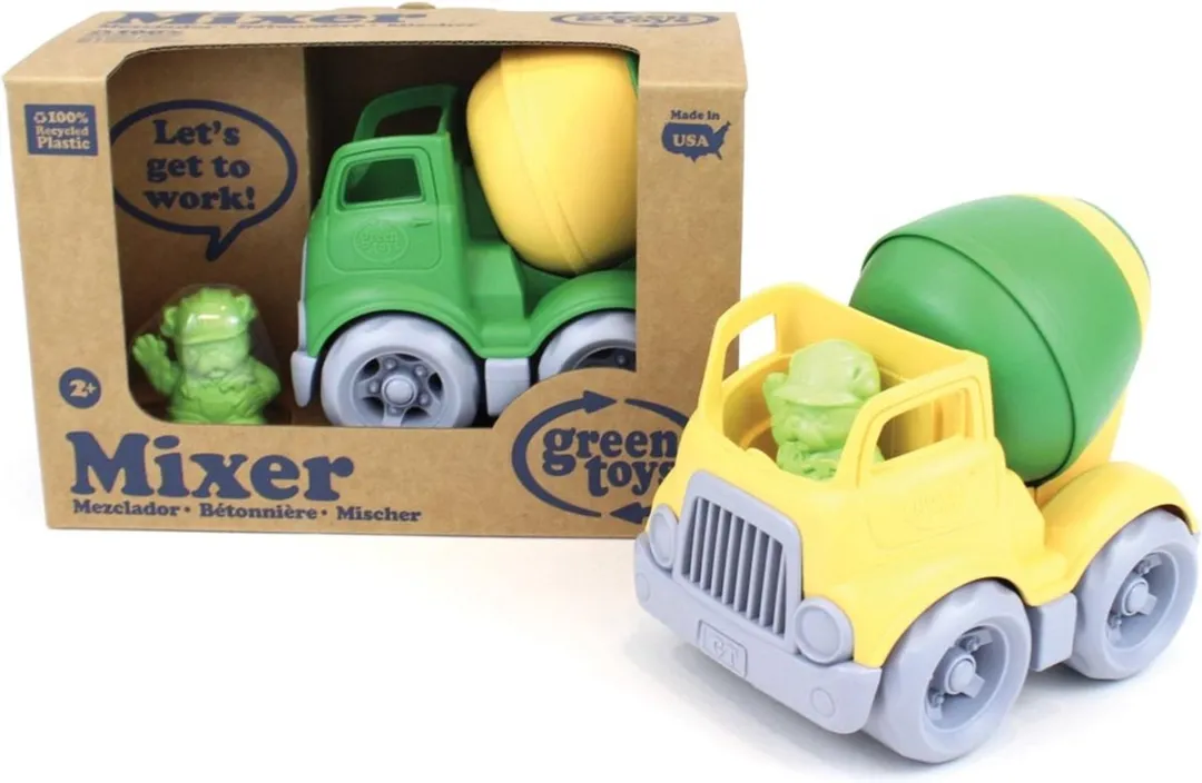 Green Toys Betonmixer - Geel