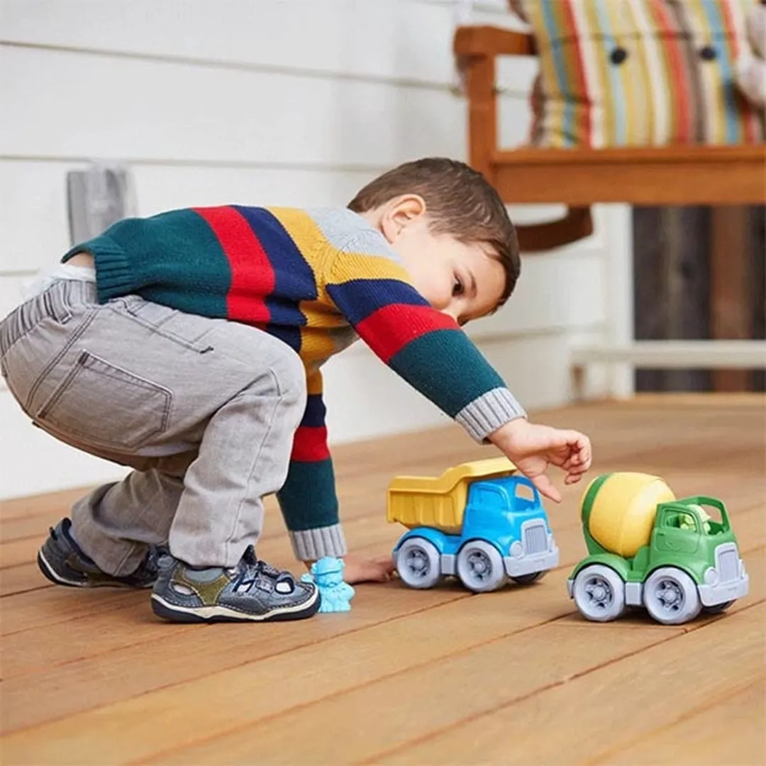 Green Toys Betonmixer - Geel - afbeelding 6 van 6